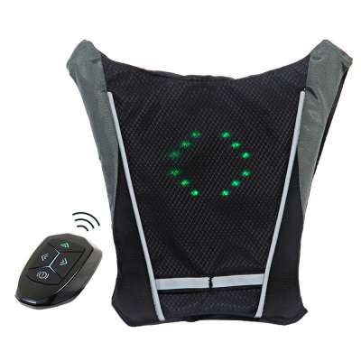 Night safety led backpack sign