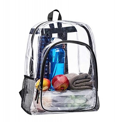 cute kids transparent pvc backpack